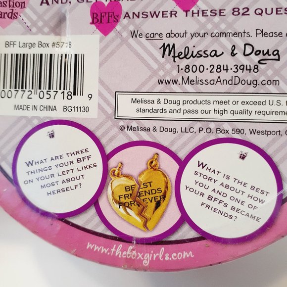 The Box Girls BFF Box of Questions game Melissa & Doug - Picture 6 of 8